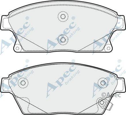 APEC BRAKING Piduriklotsi komplekt,ketaspidur PAD1772